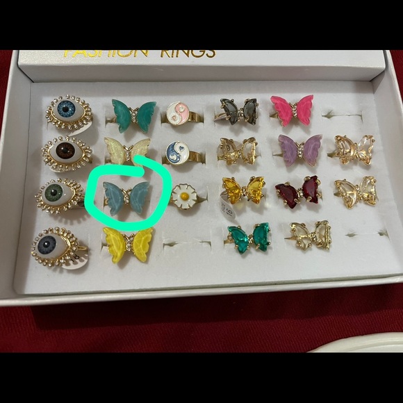 Butterfly ring ethnic wear - Picture 8 of 11